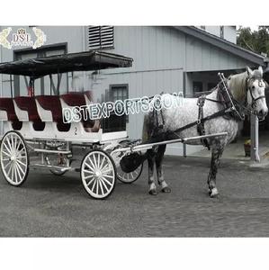 Cochecitos de caballos de imitación, elegante, para montar en Limo, Vis A Vis, último carro de 6 asientos - Product Image 1