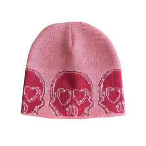 Bonnets d'hiver imprimés en gros, nouveau design, impression personnalisée, bonnets chauds, bonnets tricotés - Product Image 2