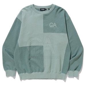 Custom Embroidery Paneled Sweatshirt Brand <b>Promotion</b> <b>Apparel</b> Designer Inspired Paneled Sweatshirts with Bold Color Blocking - Product Image 1