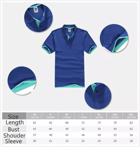 100% algodón antiarrugas para hombre nueva ropa informal de manga corta de Color personalizado para camisetas de Polo-patrón sólido al por mayor - Product Image 6