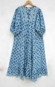 2023 mejor colección Casual A-Line Midi vestido de fiesta para mujer Vintage Swing té vestido botón nuevo diseño más vendido para niñas - Product Image 6