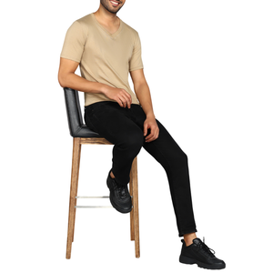 Top à col en V pour hommes-Style décontracté confortable, idéal pour les jeux en plein air, offre un tissu flexible, idéal pour les ventes en gros, excellente option - Product Image 5