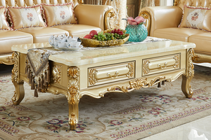 923 # Phong Cách Châu Âu sofa sang trọng thiết lập cắt backless thiết kế chính hãng Da l-hình dạng xốp biệt thự đồ nội thất phòng khách - Product Image 4