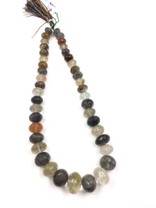 Perles de boule facettées en opale naturelle noire 11-19 mm pour la fabrication de bijoux fins, collier en pierres précieuses - Product Image 6