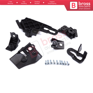 BHL563-1 support de phare support de réparation jeu d'onglets côté gauche pour Leon Cupra MK4 KL1 KL8 2020-On 5FA998225 Bross Auto Parts - Product Image 2