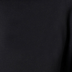 80% Cotton 20% Polyester Dropped Shoulders <b>Zip</b>-front Style Kangaroo Pockets Ribbed Hem and Cuffs <b>Black</b> Oversized <b>Hoodie</b> - Product Image 5