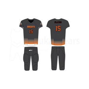 Uniforme de football américain personnalisé de haute qualité, sublimé, court, respirant, séchage rapide, tissu polyester et élasthanne, national - Product Image 5