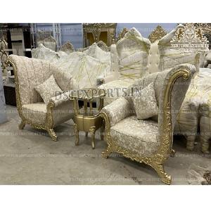 Chaises fantaisie sculptées luxueuses pour salon Designer chaise en bois faite à la main pour la maison chaise longue de style moderne pour le salon - Product Image 1