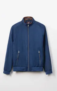 Veste d'hiver stretch coupe-vent pour hommes, couleur unie, manches longues, décontractée, pour l'extérieur, avec fermeture à glissière, service OEM disponible - Product Image 4