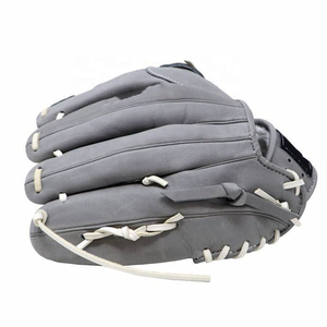 Gant de baseball en cuir à doigts entiers avec fermeture auto-agrippante, antidérapant, séchage rapide, léger, unisexe, pour sports de plein air, toutes saisons, gris - Product Image 5