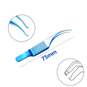 Pinzas Rectas Dentadas de Titanio Premium, Instrumentos Quirúrgicos Oftálmicos de Alta Calidad, Punta Dentada de 0.1mm, Herramientas de Microcirugía de 11cm - Product Image 6