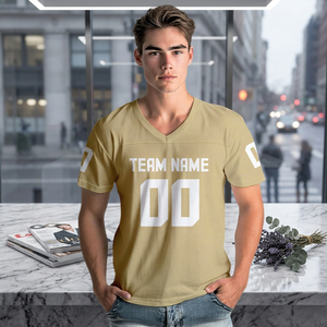 Men's Crew Neck American <b>Football</b> Jersey Team Name 00 Digital Printing Breathable Polyester Short Sleeve Regular Fit Summer - Product Image 3