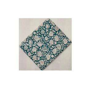 Tela de Punto Hecha a Mano en India para Mujer, 100% Algodón, Ecológica, Estilo Coreano Vintage, Estampado Floral Dulce, para Confección de Vestidos Formales en Línea A - Product Image 1