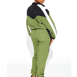 Top Quality Custom Design Hot Sale Multi Color Breathable <b>Women</b> Windbreaker Sets 2024 Top Quality <b>Women</b> Windbreaker <b>Tracksuit</b> - Product Image 3