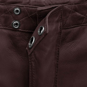OEM de alta calidad ligero de cuero genuino pantalones de los hombres de tamaño personalizado ropa informal pantalones de cuero de los hombres en diferentes tamaños - Product Image 4