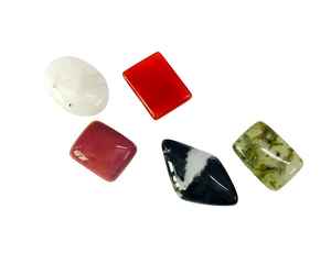 40 pièces Smoky Hydro Quartz Marquise Cabochon! Pierres précieuses en vrac polies pour la fabrication de bijoux (8x10mm-10x20mm) - Product Image 5