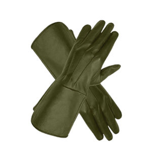 Nouveaux gants de soudage en polyester confortables OEM 16 POUCES Résistants à la chaleur Respirants Anti-abrasion Paume sans couture Personnalisables - Product Image 3