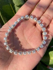 Pulsera de piedra lunar arcoíris, joyería de piedras preciosas naturales de Plata de Ley 925, regalo nupcial elegante para su delicada pieza hecha a mano - Product Image 2