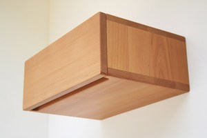 High Quality Custom Wood <b>Bedside</b> Table Hanging Wall-Mounted Mango Nightstand Home Furniture - Product Image 5