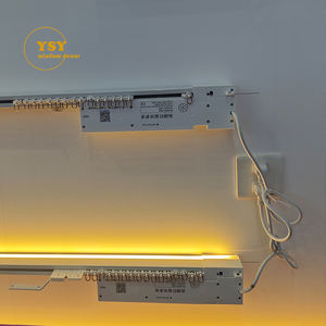 Rails de <span class=keywords><strong>rideaux</strong></span> électriques intelligents, rail de rideau motorisé avec éclairage LED pour salon - Product Image 4