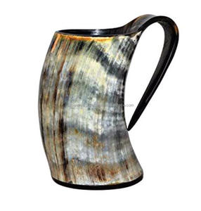 Outdoor Party Design Drinking Design Cow Horn <b>Mug</b> for Beer Drinking Indoor Decor Unique Material Design Drinking <b>Mug</b> - Product Image 4