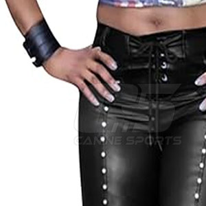 Pantalones de cuero de color personalizados OEM al por mayor, pantalones apilados, superventas de invierno, los últimos pantalones de cuero para mujer - Product Image 5