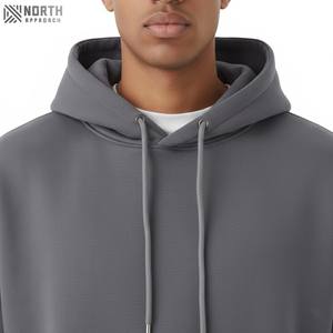 Venta al por mayor hombre transpirable chándal Casual manga larga personalizado chándal 2 piezas Boxy Fit Hoodie hombres Plain Heavyweight chándal - Product Image 5