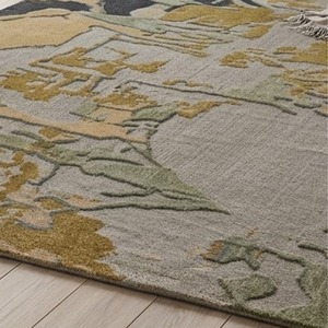 Tapis en laine tuftée haut de gamme avec détails tridimensionnels pour les intérieurs de boutiques et la décoration de sols haut de gamme - Product Image 4