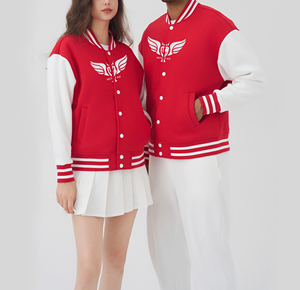 Chaqueta Universitaria Personalizada con Bordado Chenille para Hombre, Chaqueta de Béisbol de Lana con Letras para Escuela Secundaria - Product Image 4