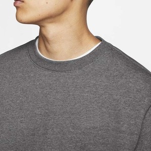 Sudadera Gris de Cuello Redondo para Hombre, Corte Regular, Color Sólido, Tejido de Algodón, Logotipo Personalizado con Estampado Frontal, Ropa Casual de Otoño - Product Image 5