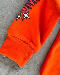 <b>Orange</b> Unwanted Advice Print Tracksuit Set <b>for</b> <b>Men</b> Streetwear Pullover <b>Hoodie</b> and Jogger Pants Two Piece Outfit Casual - Product Image 5