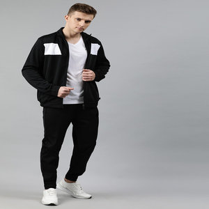 Chándal ajustado para hombre con diseño de logotipo personalizado de alta calidad, chándal deportivo de alta gama de poliéster 100% - Product Image 3