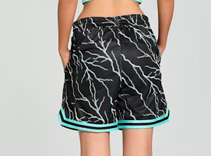 Pantalones cortos de malla deportivos personalizados, pantalones cortos de malla transpirables de secado rápido para correr lento y correr, pantalones cortos de sublimación de poliéster de Color sólido para gimnasio y Fitness - Product Image 2