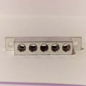 Heavy Duty 5 Hole Neutral Link Bar-Conector de latón resistente a la corrosión para cableado industrial y paneles eléctricos OEM - Product Image 2
