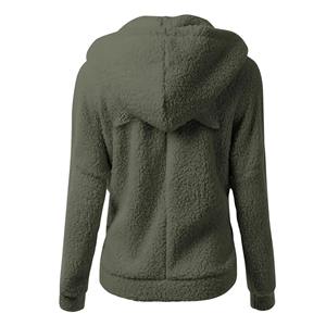 Long Sleeve Comfortable <b>Sherpa</b> Ladies Zipper Casual Wear Regular Style <b>Hoodies</b> Breathable Best Quality <b>Hoodies</b> - Product Image 3