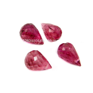 Lágrimas facetadas de turmalina rosa de calidad superior a precio mayorista - Product Image 1
