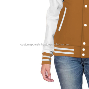 Veste universitaire en coton brodé de qualité supérieure MCACVJ-340 veste universitaire Streetwear à la mode pour femmes - Product Image 6