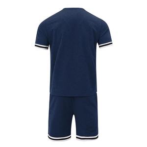 Conjunto de Camiseta y Pantalones Cortos de Algodón para Hombre, Ropa Casual Cómoda para el Verano, Diseño Personalizado Disponible para Pedidos al por Mayor - Product Image 2