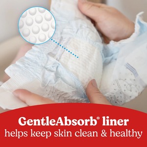 Para Little Movers Pañales desechables para bebés Tamaño 5 (27 + Lbs) 92 Count Algodón Impreso 3D Prevención de fugas Suave Transpirable - Product Image 4