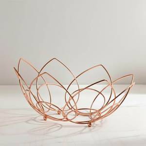 Cesta de Frutas Metálica Ecológica con Asa, Frutas de Temporada Coloridas para Cualquier Ocasión, Ancho 26.67cm, Altura 12.7cm, 0.300 Gramos (aprox.) - Product Image 2