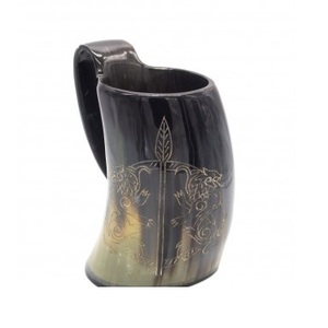 Taza de Cuerno de Búfalo FAIZA CRAFT - Hecha a Mano, Duradera, para Decoración del Hogar, Elegante y Pulida - Product Image 3