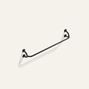 Toallero rústico de hierro fundido, montado en la pared, acabado negro, perfecto para el hogar, hoteles, baño y accesorios de aseo. - Product Image 2