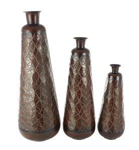 แจกันโลหะดีไซน์มาตรฐานทรงแจกันดอกไม้ปรับขนาดได้ตามต้องการ - Product Image 1