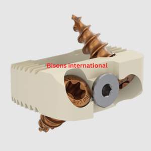 Kit d'implants rachidiens manuels en acier inoxydable BISONS, vis pédiculaire, tige, cage de fusion intercoronarienne et système de fixation - Product Image 5