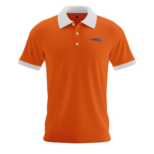 Polo de luxe pour hommes, mélange de coton de qualité supérieure, design élégant, teint uni, logo avant, tricoté et respirant, disponible en OEM, décontracté - Product Image 5