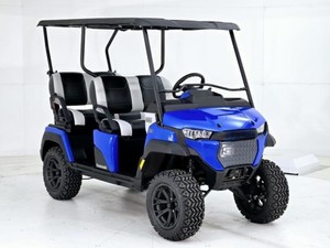 Electric 4 Passenger Neighborhood Utility Vehicle Smart Low Speed <b>Transport</b> Cart with Long Range Battery - Product Image 4