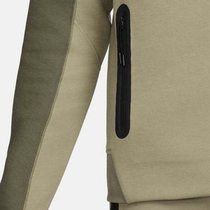 100% sudaderas con capucha y sudaderas de algodón para hombre a precio al por mayor cremallera hasta contraste de color deportes de invierno sudaderas con capucha para hombre - Product Image 4