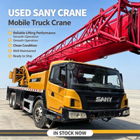 SANY STC250 Truck Crane 25 Ton Mobile Lifting Crane Mesin Weichai Baru SANY Construction Truck Mounted Crane Hoist Machinery