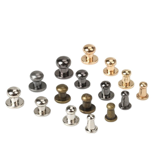 Rivet en cuivre à prix d'usine, rivet métallique pour sac à bandoulière incliné - Product Image 1