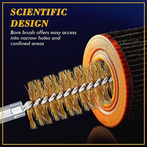 Brosse de tube en fil d'acier personnalisée ODM de haute qualité à prix économique Soies longues de différentes tailles de qualité industrielle 1 - Product Image 2